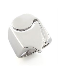 JCE192-9 Rhodium White Metal Ring with No Stone-9